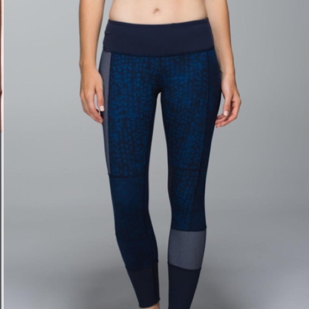 RARE Lululemon Wunder Under Pant (Sashiko)